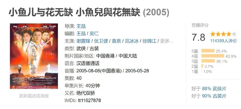 小鱼儿与花无缺
