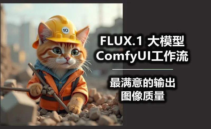 AI-Comfyui工作流+FLUX模型视频教程合集