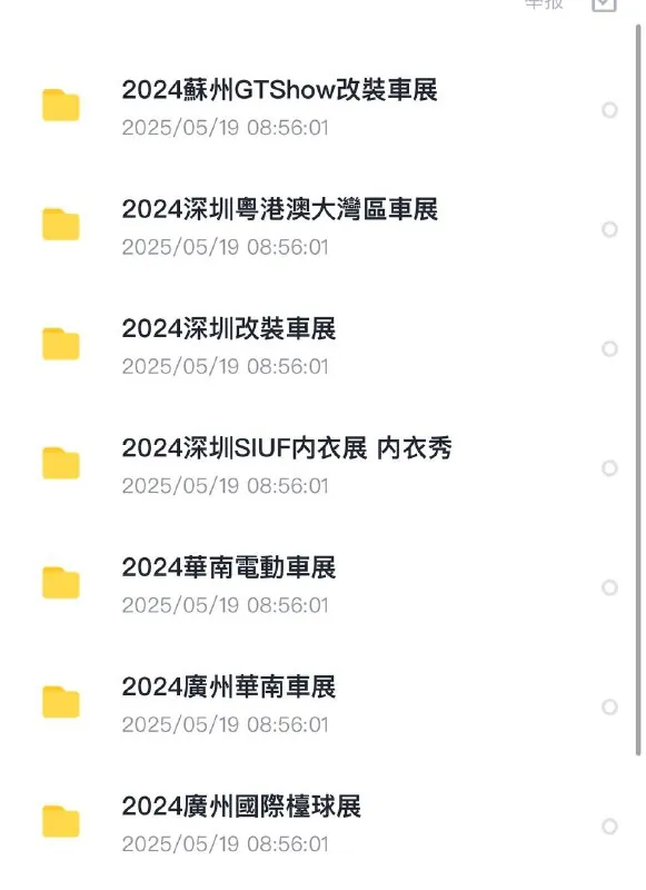 各大车展车模大合集
