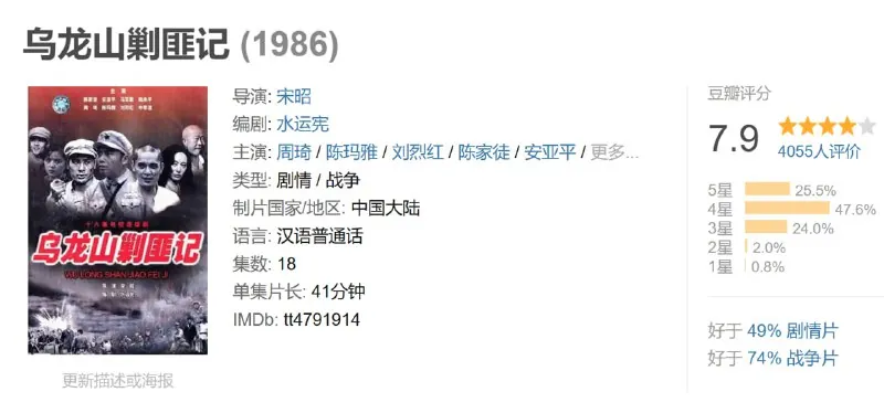 乌龙山剿匪记